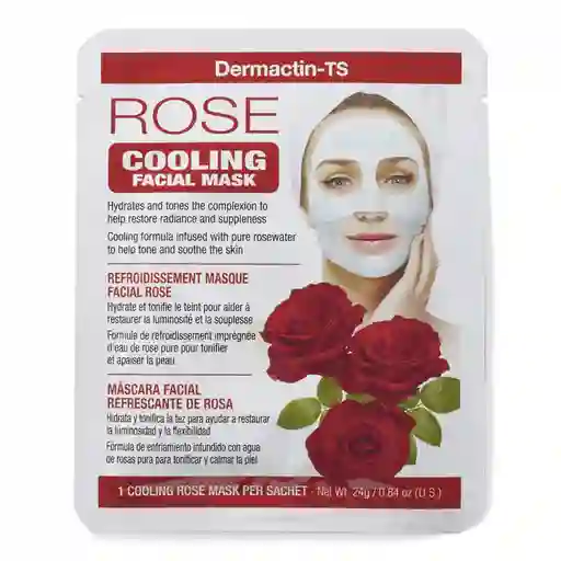 Máscara Facial Refrescante De Rosas