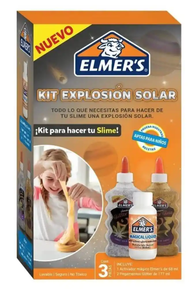 Slime Kit Elmer'S Sistema Solar Caja 3 Unt