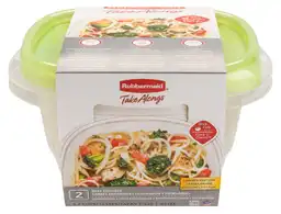 Hermeticos Rubbermaid Take Alongs Pack X 2 1.2 Lts