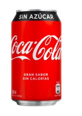 Coca-Cola Sin Azúcar 350 ml