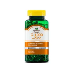 Vitamina C 1000 mg + Zinc 60 cápsulas