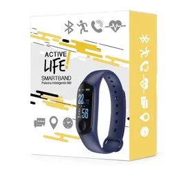 Smartband Pulsera Inteligente m3 Azul