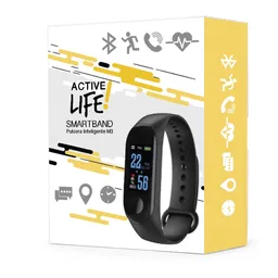Smartband Pulsera Inteligente m3 Negro