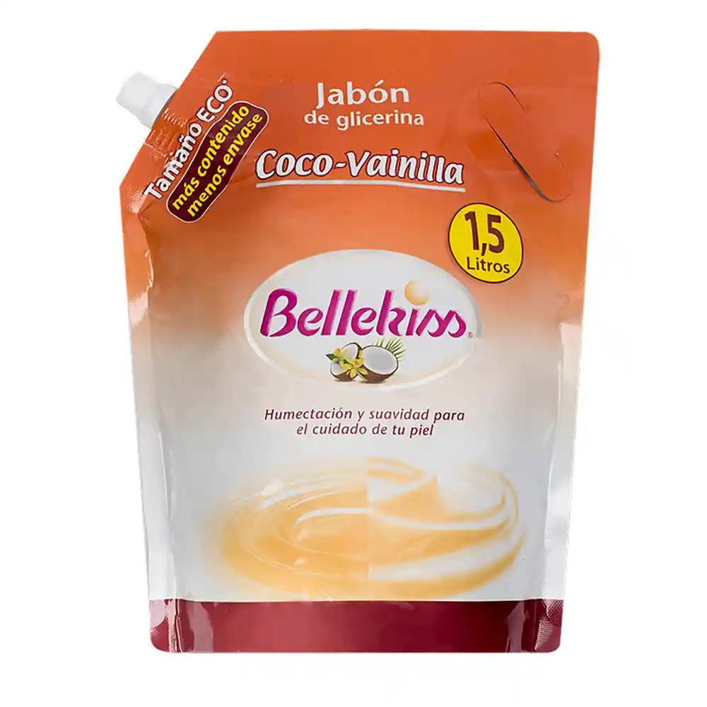 Jabón de Glicerina Liquido Coco/Vainilla 1.5Lt