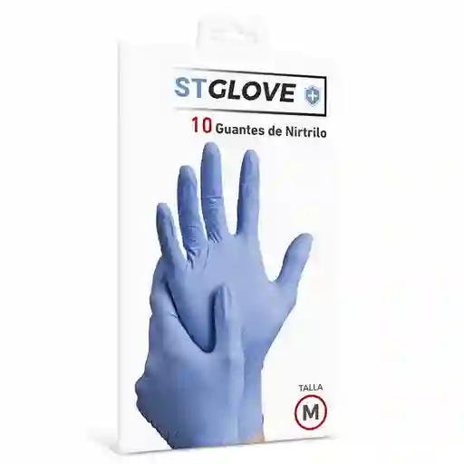 Glove St Guantes De Nitrilo Azules Talla M