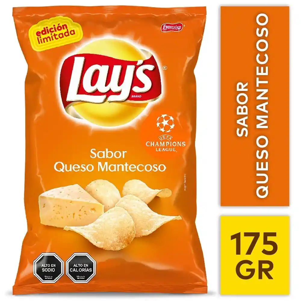 Lays Papas Fritas Queso Mantecoso