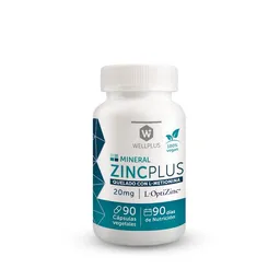 Wellplus Zinc Plus Quelado Con L- Metionina (20 mg)