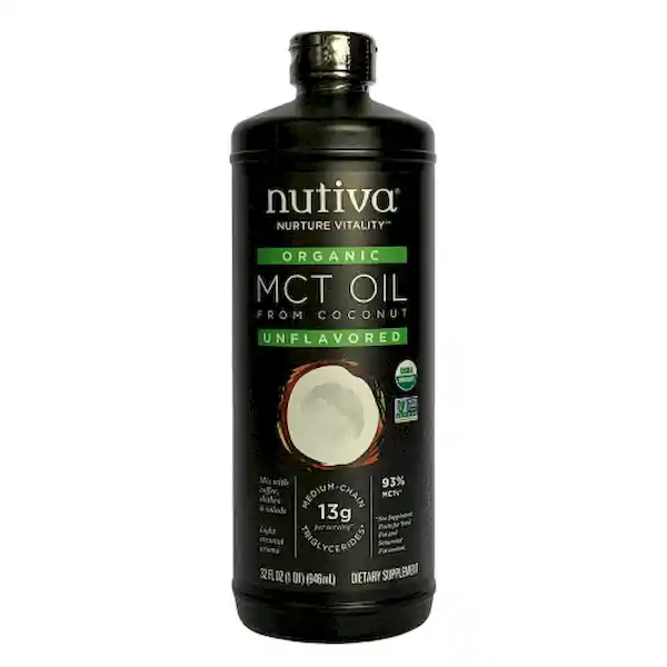 Nutiva Nutritiva Mct Oil Aceite Orgánico Concentrado de Coco