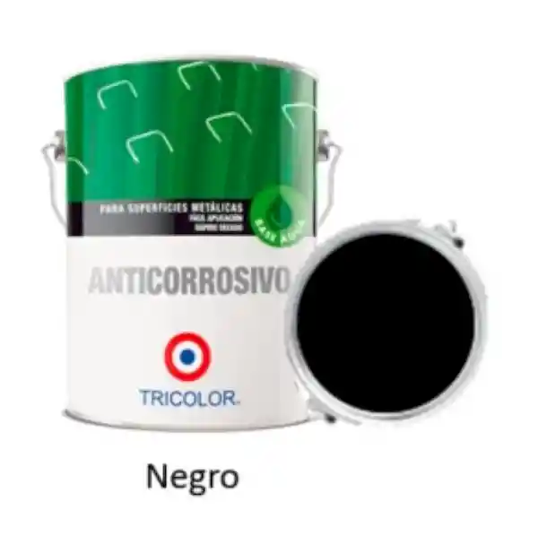 Tricolor Anticorrosivo Base Agua Negro 945 mL