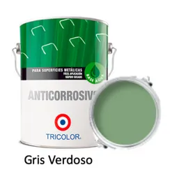 Tricolor Anticorrosivo Base Agua Gris Verdoso 945 mL