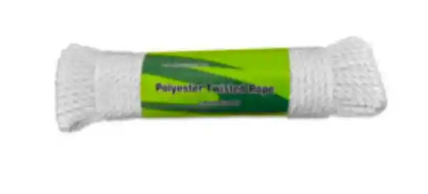 Praktus Cuerda de Poliéster Blanco Trenzado 20 m 4 mm