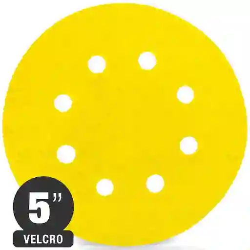 Sia Disco Lija Velcro 8 Perforaciones 5 Grano 40