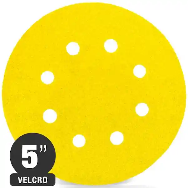 Sia Disco Lija Velcro 8 Perforaciones 5 Grano 120