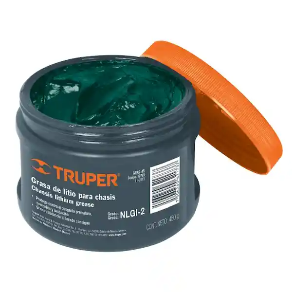 Truper Grasa de Litio Lubricante Multiusos 450 g