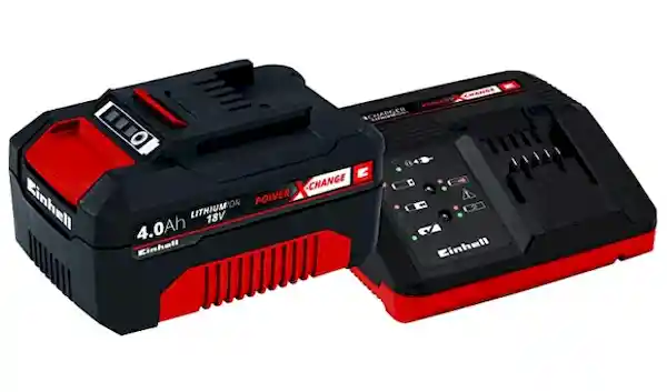 Einhell Cargador + Bateria 18V Power- x -Change 4.0Ah