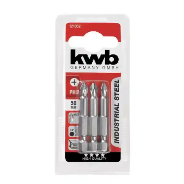 KWB Puntas Phillips Industrial Ph2 X 50 Mm