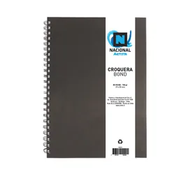 Croquera Bond Nacional 21X32 80Hjs