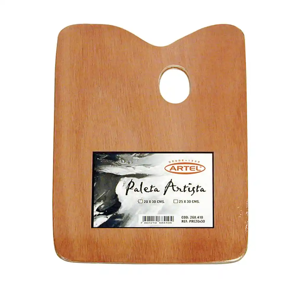 Paleta Madera Rectangular 20X30Cm