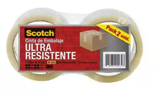 Scotch Pack 2 Cinta Emb Ultra Resistente
