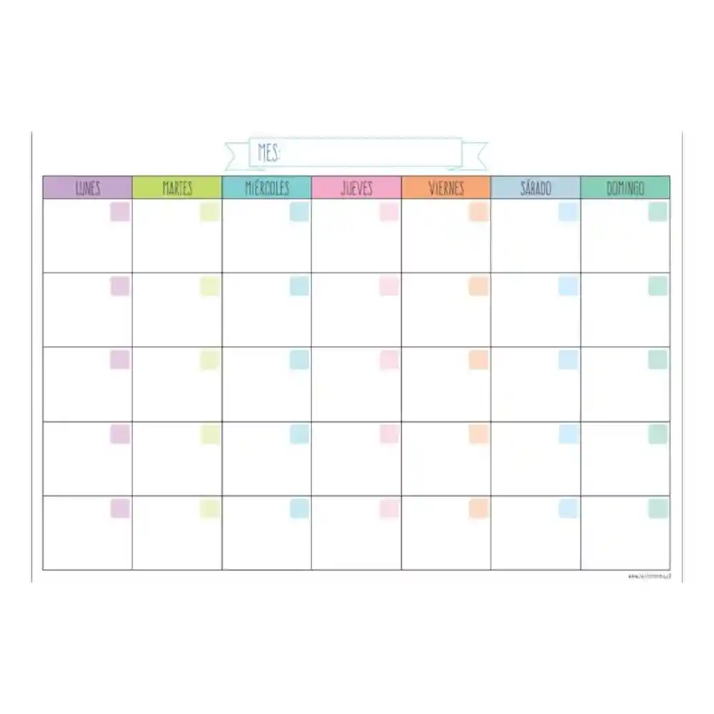 Calendario Colores Ffm