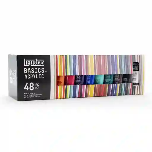 Set 48 Acrílicos Basics 22Ml. Liquitex