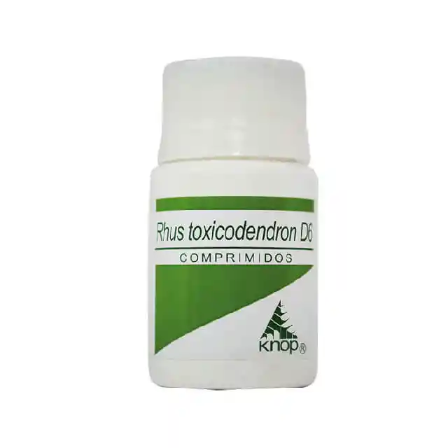 Knop Medicamento Rhus Toxicodendron D6 Comprimidos