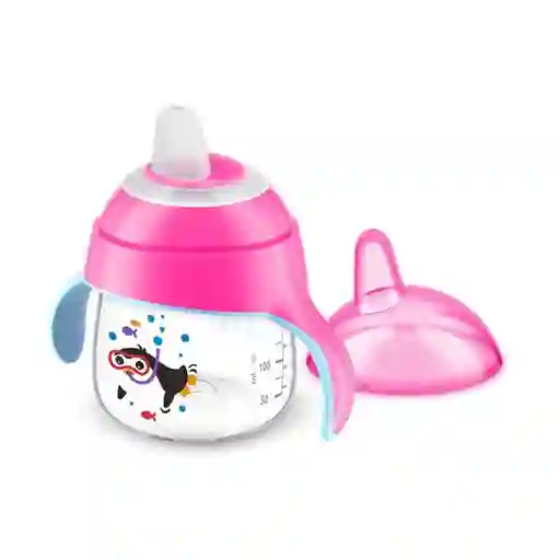 Avent Vaso de Entrenamiento Con Boquilla Premium Rosado