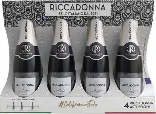 Riccadonna Promo: 4 Pack Espumante Asti 200Ml