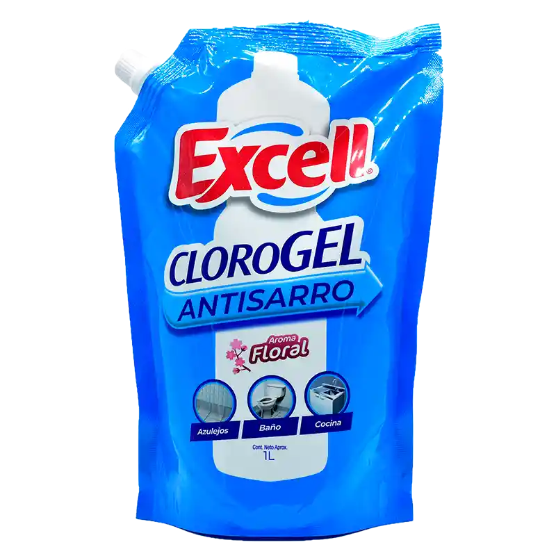 Excell Cloro Gel Doypack Floral T