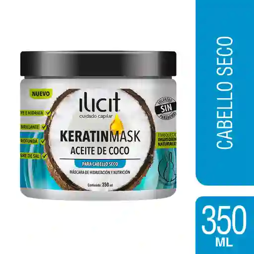 Keratin Ilicit Tratamiento Capilar Mask Aceite De Coco