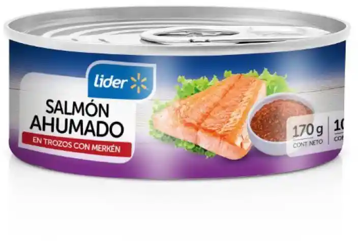  Salmon Ahumado Con Merken Lider 
