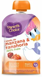 Parents Choice Colado de Manzana y Zanahoria Etapa 2