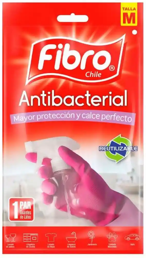 Antibac Fibro Guante Terial 1 Un