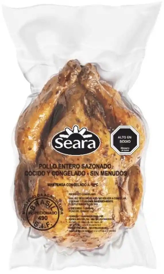 Seara Pollo Entero Sazonado