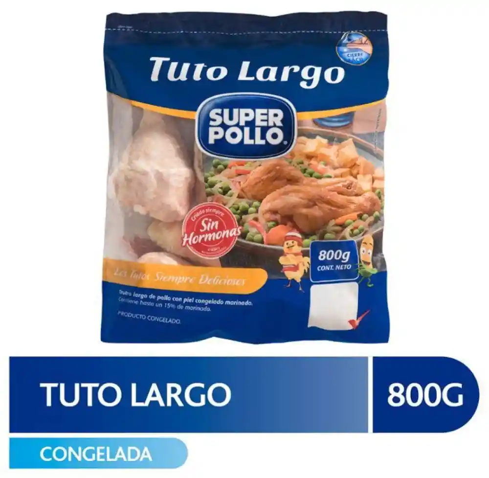 Super Pollo Tuto De Pollo Largo