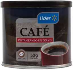 Cafe Instantaneo en Polvo Tarro, Lider