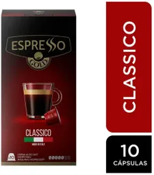 Gold Espresso Capsula Cafe Espresso Clasico