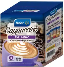 Café Cappuccino Avellana 8 Unidades