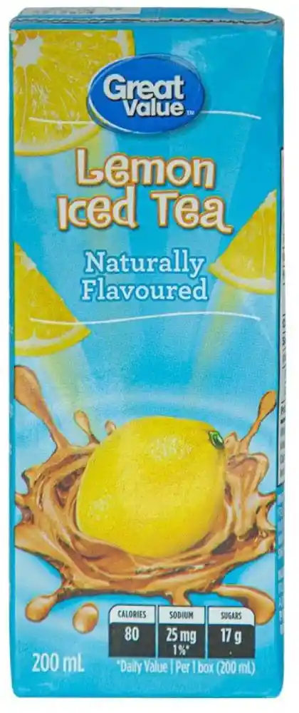 Great Value Ice Tea Limon 200 Cc