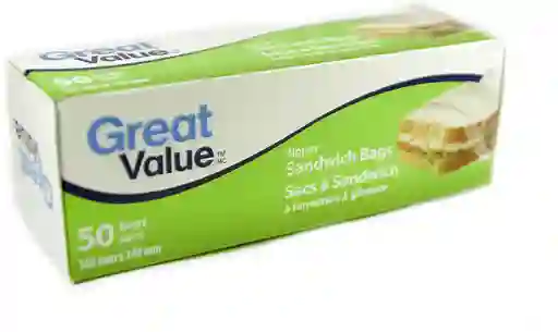 Great Value Bolsa Para Sandwich Caja 50 Un