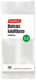 Acuenta Bolsas Multiuso Medianas x 100 Unidades