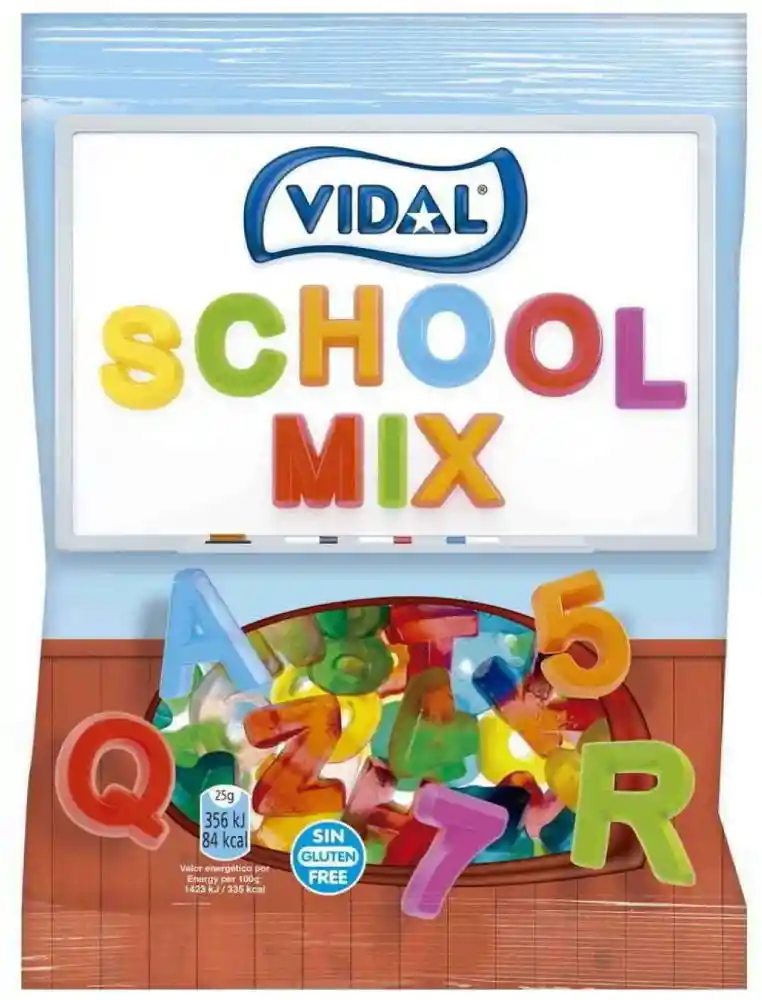 Vidal Gomitas School Mix 100 G.