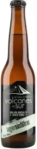 Volcanes Del Sur Cerveza Artesanal Lager Sin Filtrar 350 Cc