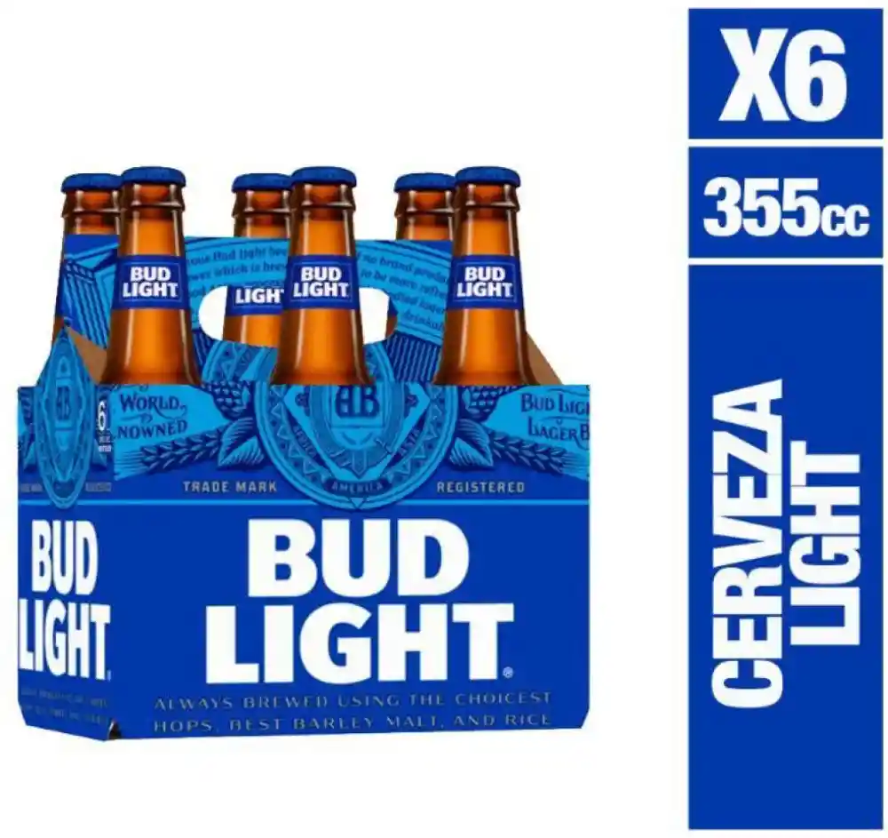 Bud Light Cerveza en Botella