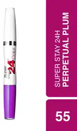 Super Stay 24 Labial H Perpetual Plum / Labial De 2 Pasos