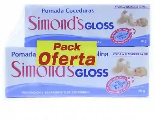 Simonds Pack Oferta Pomada Para Coceduras 60 Y 30 G 60 G