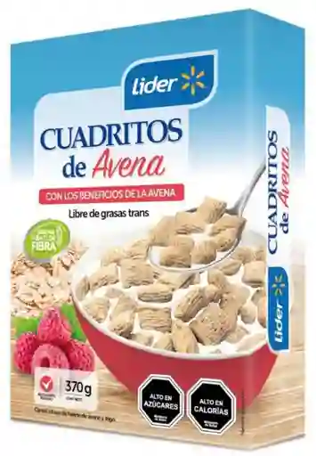 Cereal Cuadritos de Avena Caja, Lider