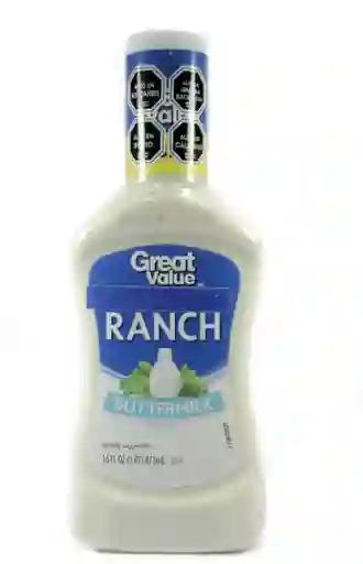 Great Value Sqz Ranch Light 473 473 Ml.