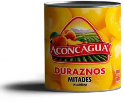 Aconcagua Duraznos En Mitades Lata 3 Kg.