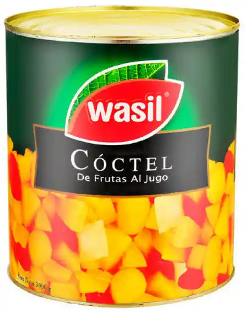 Wasil Coctel De Frutas Al Jugo Tarro 3 Kg